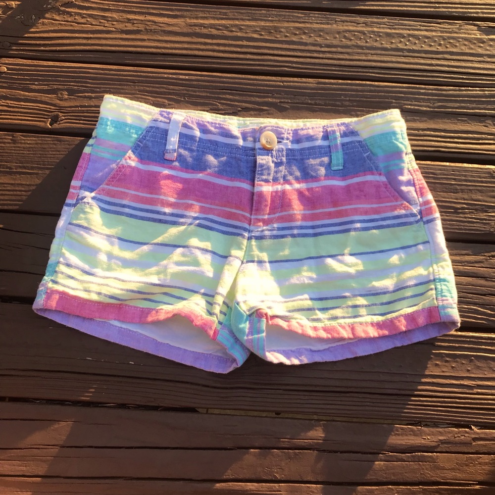 Old Navy shorts. Cute pastel colors size 10 girls.